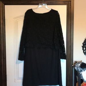 Black cocktail dress